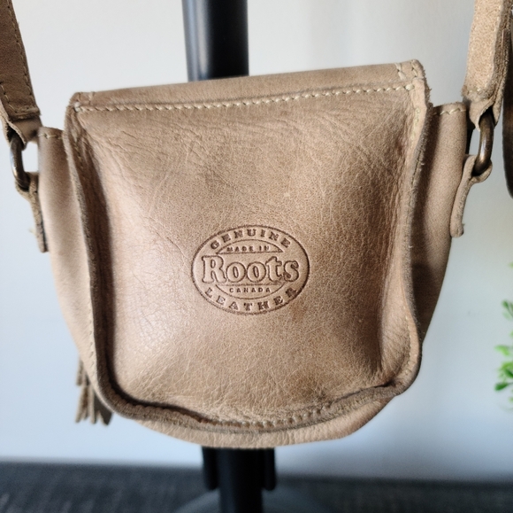 Roots Leather Mini Crossbody Bag - Picture 4 of 5
